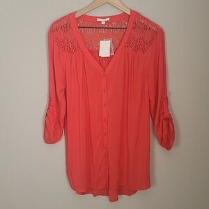 Pleione Boho Flowy Top NWT